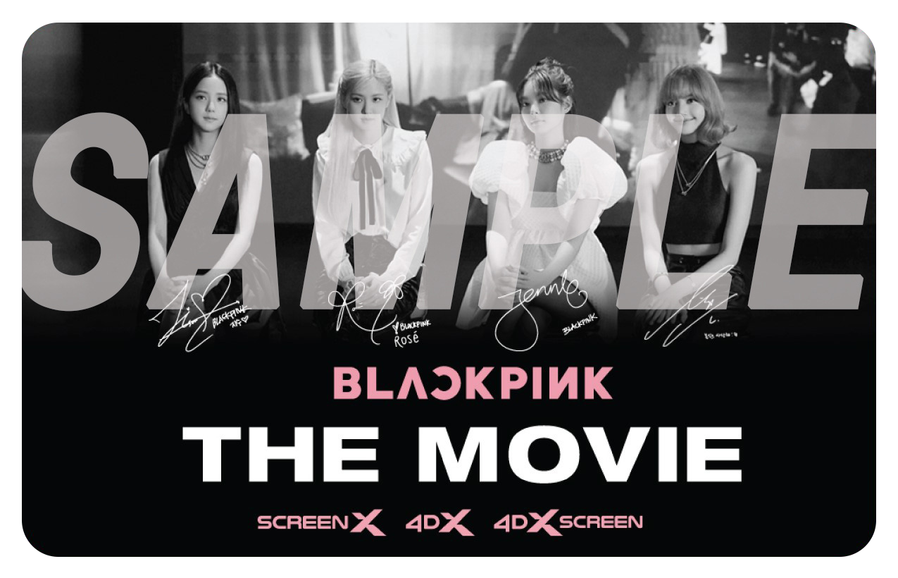 BLACKPINKメンバーサイン入りフォトカード