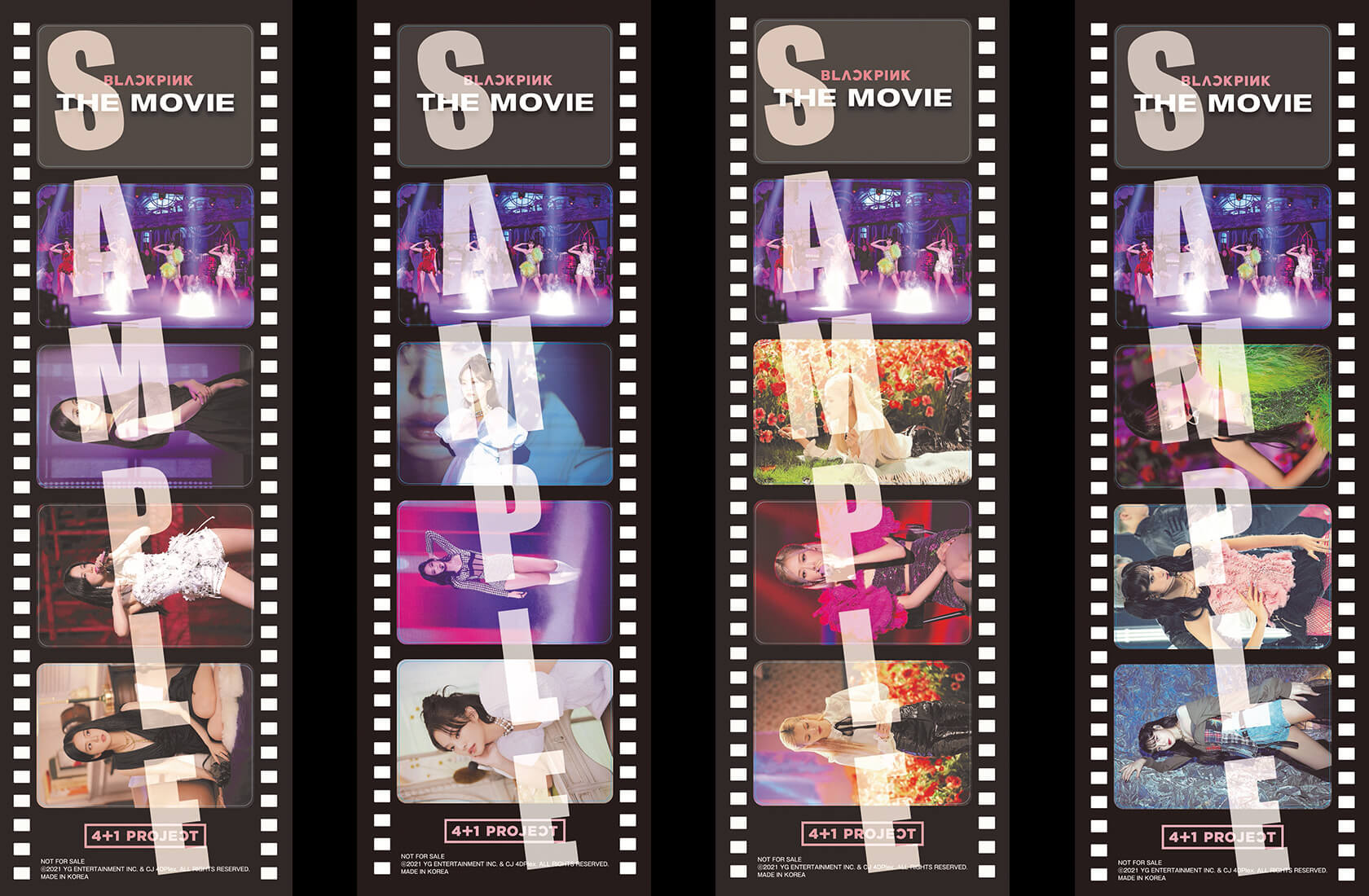 フィルム風ステッカー（全4種ランダム）